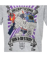 Transformers Toddler Boys Bumblebee Optimus Prime Megatron 3 Pack T-Shirts to