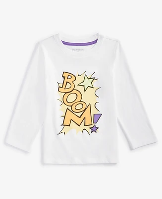 Epic Threads Toddler Boys Boom Graphic Long Sleeve T-Shirt, Created for Macy's