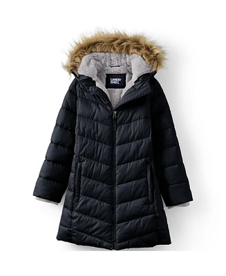 Lands' End Girls Fleece Lined Parka