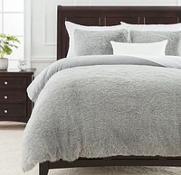 Chanasya Premium Faux Fur Duvet Cover Set