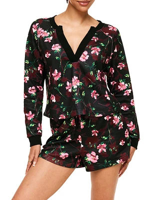 Adore Me Women's Lesley Sweatshirt & Shorts Set