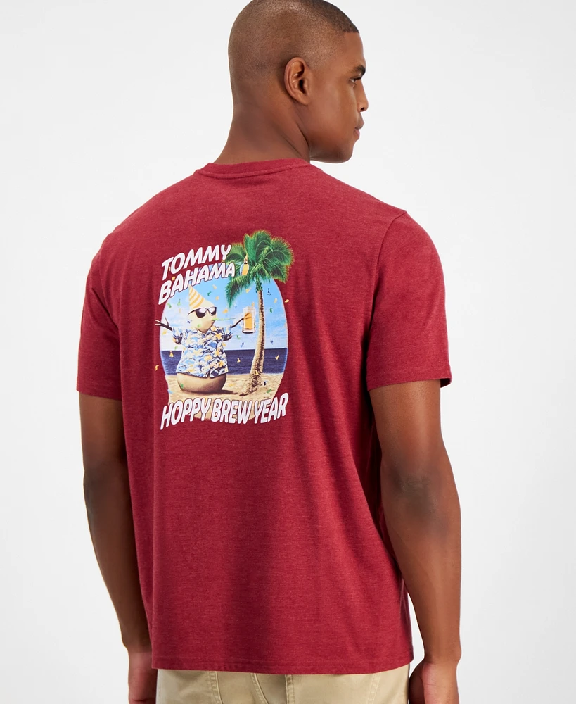 Tommy Bahama Men's Hoppy Brew Year Logo Graphic T-Shirt