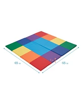 ECR4Kids SoftZone Square Dance Activity Mat, Contemporary