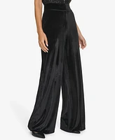 Calvin Klein Petite High-Rise Wide-Leg Pants