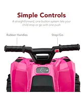 Best Choice Products 6V Kids Ride-On 4-Wheeler Quad Atv Car w/ 1.8mph Max Speed, Treaded Tires