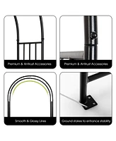 Skonyon 7.2 Feet Garden Decoration Climbing Plants Arch
