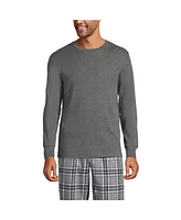 Lands' End Men's Knit Rib Crewneck Pajama Shirt