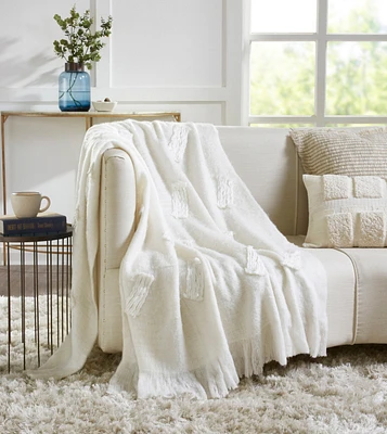 Ihi Home Lux Mohair Throw Blanket I 50" x 70