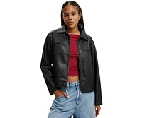 Cotton On Women's Ivy Faux Leather Jacket