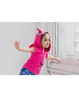 Pinkfong Toddler Girls Baby Shark Mommy Shark T-Shirt and French Terry Shorts Outfit Set Newborn to