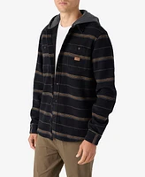 O'Neill Landmarked Stripe Hooded Flann Button Shirt