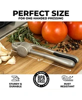 Zulay Kitchen Premium Garlic Press - Durable Masher with Soft, Easy to Squeeze Handle