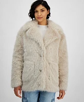 And Now This Women's Shaggy Faux-Fur Jacket, Exclusively at Macy's