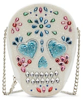 Betsey Johnson Bone-Jour Crossbody Bag