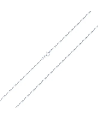 Bling Jewelry 180 Gauge Strong Shot Bead Ball .925 Sterling Silver Chain Necklace Nickle-Free 16 18 20 24 Inch