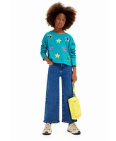 Desigual Girls Girls's Long-sleeve star T-shirt