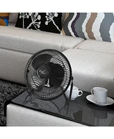 Vie Air 8 Inch High Velocity Metal Desk and Floor Fan