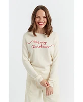 Chinti and Parker Women's & Wool-Cashmere Merry Christmas Sweater