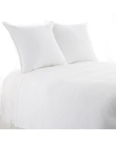 Ihi Home Indi Matelasse, Twin Coverlet, White