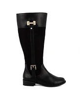 Jones New York Women's Leodenn Wide Calf Knee High Riding Boots