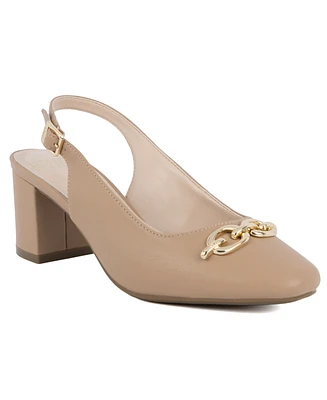 Jones New York Women's Korla Block Heel Slingback Pumps