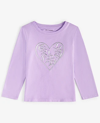 Epic Threads Toddler Girls Metallic Heart Graphic T-Shirt, Created for Macy's