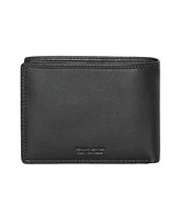 Men's Slim Fold Wallet with Removable Flap