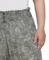 Ny Collection Plus Size Smock-Waist Pants