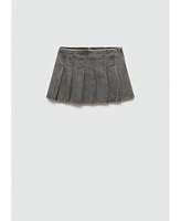 Mango Women's Denim Mini-Skirt