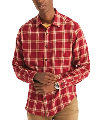 Nautica Men's Classic-Fit Plaid Button-Down Shirt