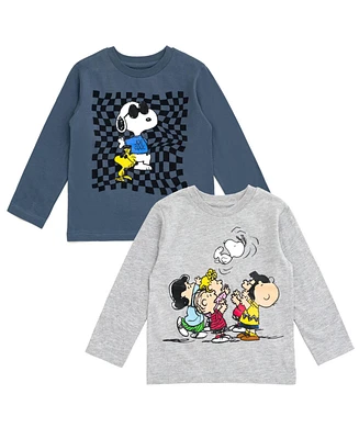 Peanuts Toddler Boys Woodstock 2 Pack Long Sleeve T-Shirts