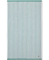 Lacoste Home Centre Mark Cotton Jacquard Stripe Bath Towel, 30" x 52"