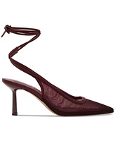 Madden Girl Brigitte Pointed-Toe Lace-Up Pumps
