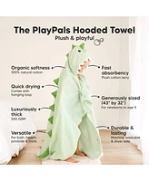 KeaBabies PlayPals Baby Towels with Hood for Girls, Boys, 100% Organic Soft Cotton Hooded Bath Newborn, Kids