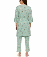 Flora by Nikrooz Women's Madison Travel Set