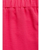 Mango Women's Textured Flowy Pants