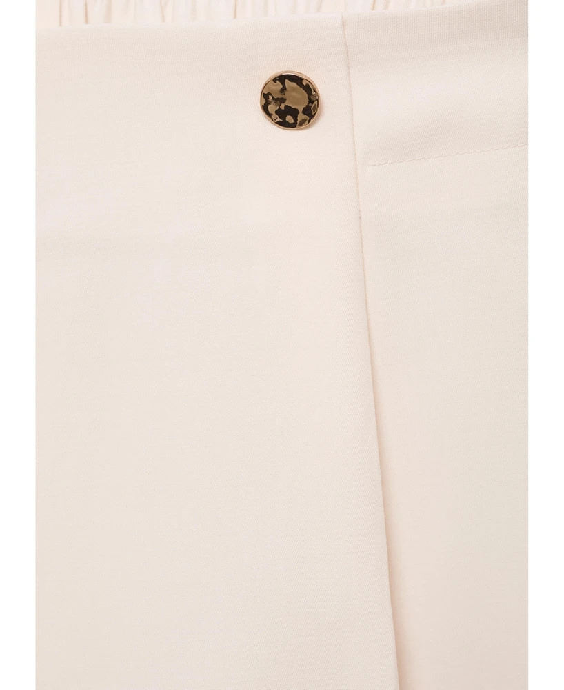 Mango Women's Jewel Button Shorts