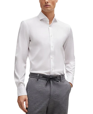 Boss by Hugo Men's Slim-Fit Easy-Iron Dress Shirt