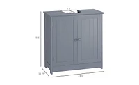 Slickblue Bathroom Cabinet Vanity with 2 Doors and Shelf for Extra Storage