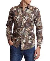 Paisley & Gray Men's Spread-Collar Floral Shirt