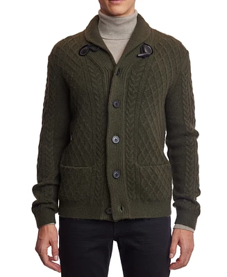 Paisley & Gray Men's Toggle Cable-Knit Cardigan