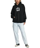 Rvca Women's Tough Luck Baggie Boyfriend Hoodie