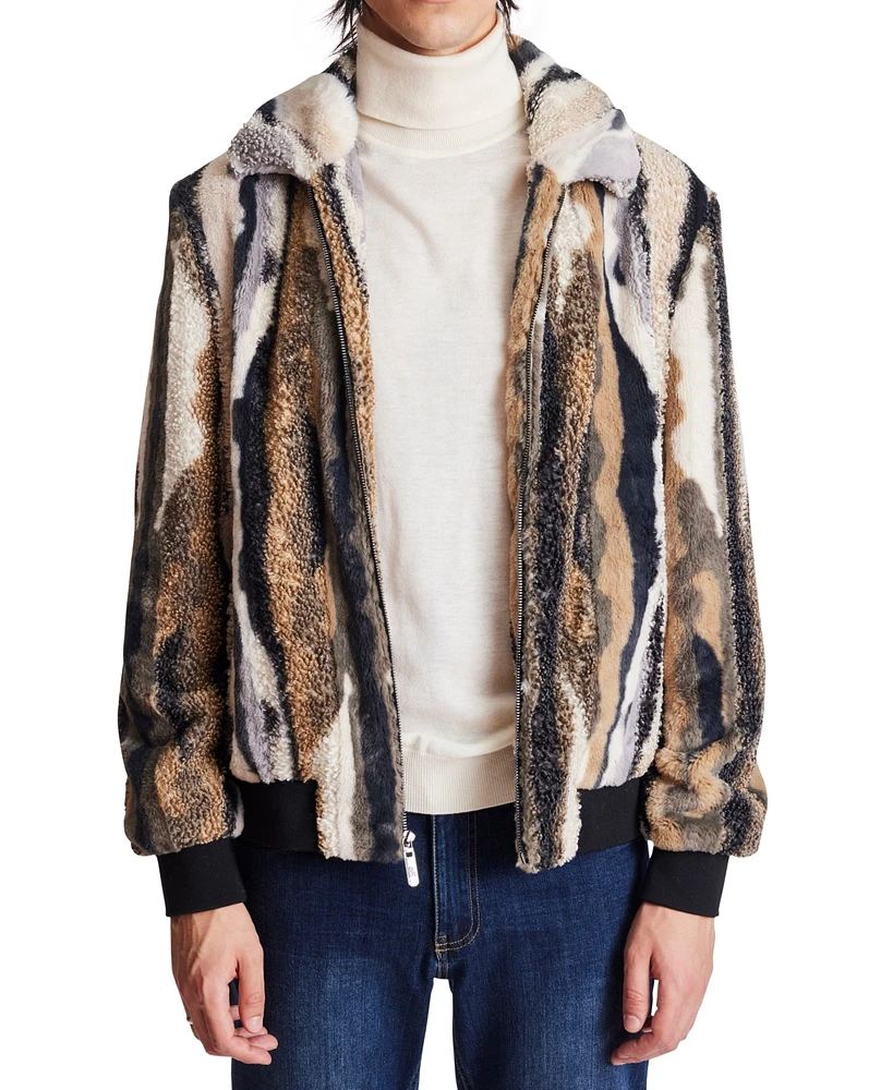 Paisley & Gray Men's Dorian Faux-Fur Bomber Jacket