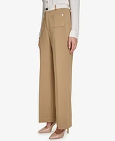 Tommy Hilfiger Women's Colorblocked High-Rise Jersey Pants