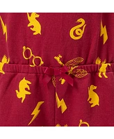 Harry Potter Girls Gryffindor French Terry Sleeveless Romper to