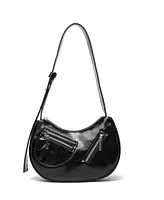 Like Dreams Dolce Crackled Shoulder Bag