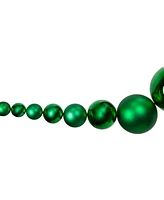 Northlight 6' Shiny and Matte Shatterproof Ball Christmas Swag