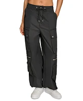 Starter Women's Pull-On Wide-Leg Cargo Pants