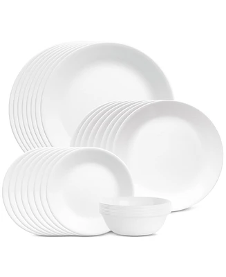 Corelle Shimmering White 32 Pc. Dinnerware Set, Service for 8