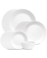 Corelle Shimmering White 32 Pc. Dinnerware Set, Service for 8